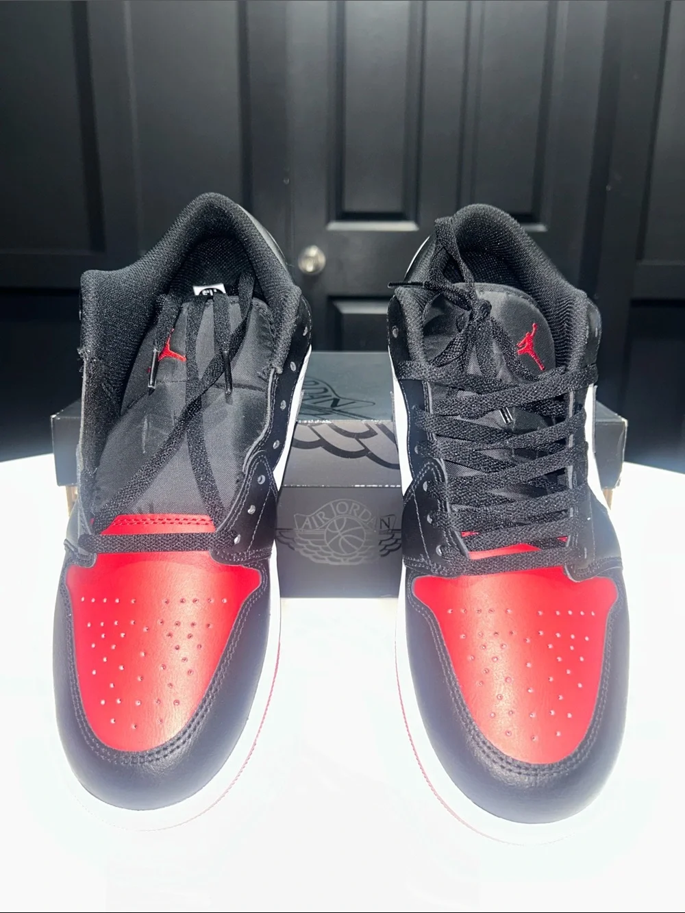 Jordan 1 Low “Bred Toe 2.0” Men’s Size 11.5